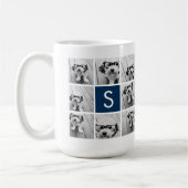Mug Créez votre propre collection Instagram Monogramme (Gauche)