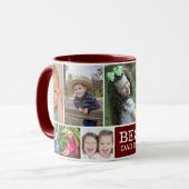Mug Créez votre propre collection photo 10 Best Dad Ev (Devant gauche)