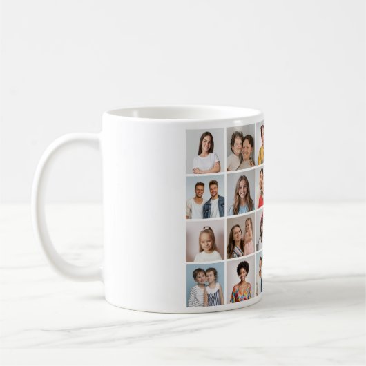 Mug Créez votre propre collection photo 24 (Gauche)