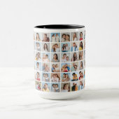 Mug Créez votre propre Combo Collage de photos de 60 (Centre)