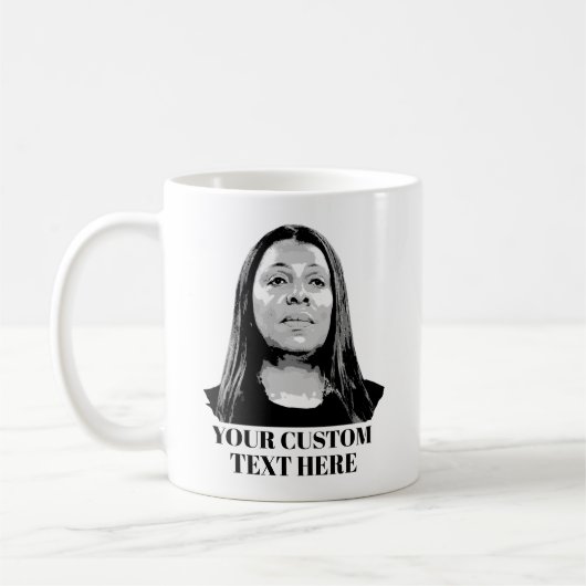 Mug Créez votre propre conception Letitia James (Gauche)
