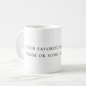 Mug Créez votre propre devis (Devant gauche)
