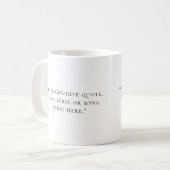 Mug Créez votre propre devis (Devant gauche)