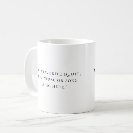 Mug Créez votre propre devis (Devant gauche)