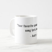 Mug Créez votre propre devis personnalisé (Devant gauche)