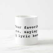 Mug Créez votre propre devis personnalisé (Centre)