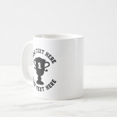 Mug Créez votre propre drôle de trophée pour votre bur (Devant gauche)