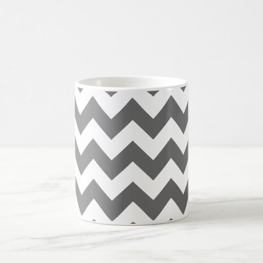 Mug Créez votre propre grand Motif Zigzag (Centre)
