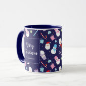 Mug Créez votre propre joli Noël Père Noël (Devant gauche)