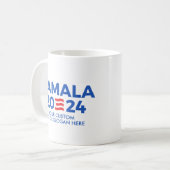 Mug Créez Votre Propre Kamala Harris 2024 Sti Rectangu (Devant gauche)