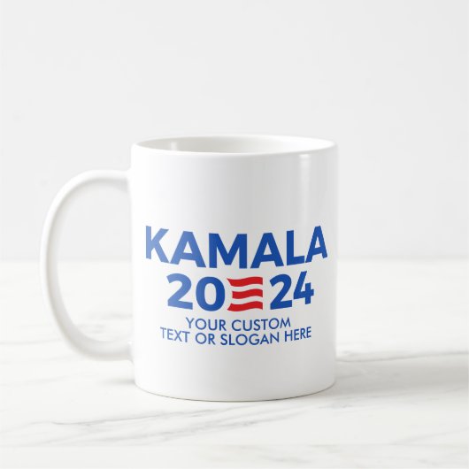 Mug Créez Votre Propre Kamala Harris 2024 Sti Rectangu (Gauche)