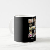 Mug Créez votre propre lettre B Collage photo (Devant gauche)