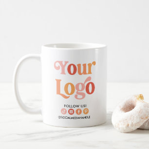 Mug Créez votre propre logo personnalisé Business Soci