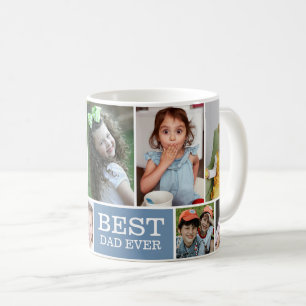 Mug Créez votre propre meilleur papa Ever 10 Collage p