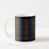 Mug Créez Votre Propre Message Caché Arc-en-ciel Amusa (Gauche)