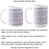 Mug Créez Votre Propre Message Caché Long & Nom 151PW