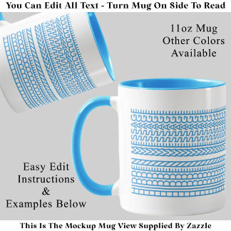 Mug Créez Votre Propre Message Court Caché Personnalis