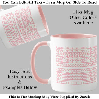 Mug Créez Votre Propre Message Court Caché Personnalis
