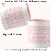 Mug Créez Votre Propre Message Court Caché Personnalis