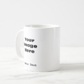 Mug Créez votre propre modèle de cadeau (Devant gauche)