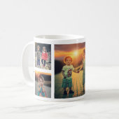 Mug Créez votre propre monogramme de nom de collage de (Devant gauche)