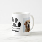 Mug Créez votre propre photo de chien Empreinte de pat (Devant droit)