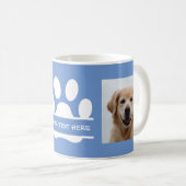 Mug Créez votre propre photo de chien Empreinte de pat (Devant droit)