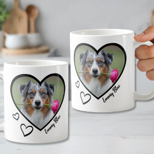 Mug Créez votre propre photo de cœur