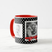 Mug Créez votre propre photo de famille d'Instagram (Devant gauche)