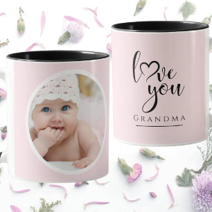 Mug Créez Votre Propre Photo Maman Grand-mère Je T'aim