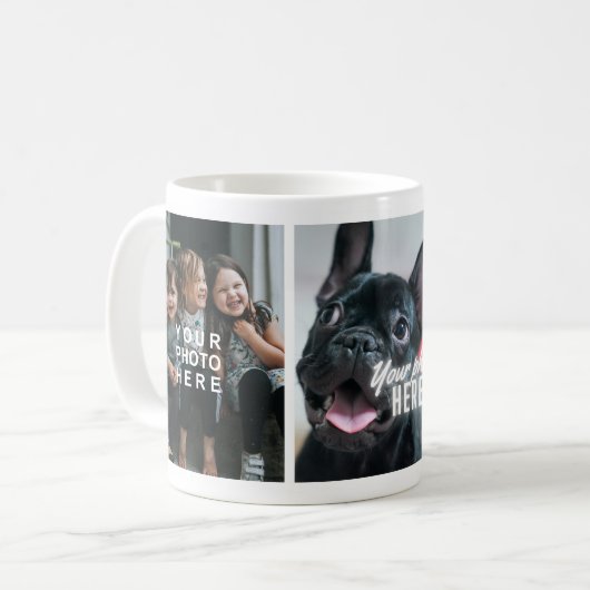 Mug Créez votre propre photo personnalisée simple 3 (Devant gauche)