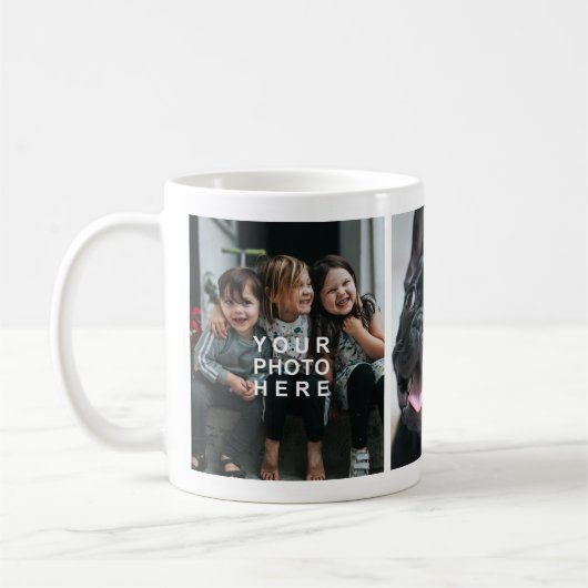 Mug Créez votre propre photo personnalisée simple 3 (Gauche)