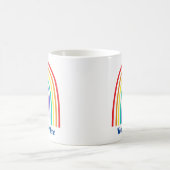 Mug Créez votre propre pot-de-vin moderne Rainbow Teac (Centre)