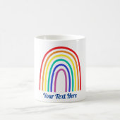Mug Créez votre propre professeur moderne Rainbow (Centre)
