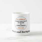 Mug Créez Votre Propre Promotion de Marque Simple (Centre)
