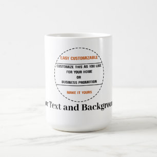 Mug Créez Votre Propre Promotion de Marque Simple