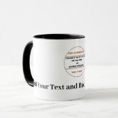 Mug Créez Votre Propre Promotion de Marque Simple (Devant gauche)