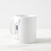 Mug Créez votre propre sera votre servante d'honneur m (Devant gauche)