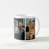 Mug Créez Votre Propre Simple 3-Photo (Devant droit)