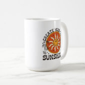 Mug Créez votre propre soleil (Devant droit)