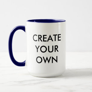 Mug Créez votre propre tonus combo personnalisé NAVY