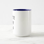 Mug Créez votre propre tonus combo personnalisé NAVY B (Centre)
