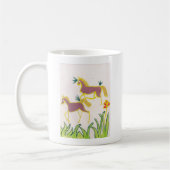 Mug Créez votre propre Unicorne Flora Power Cute Aesth (Gauche)
