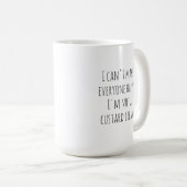 Mug Crème anglaise drôle (Devant droit)