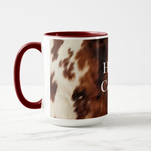 Mug Crème Brown Vachette du sud-ouest (Gauche)