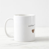 Mug Crème de café Brun pêche  (Gauche)