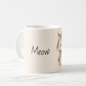 Mug Crème de chat Miaou (Devant gauche)