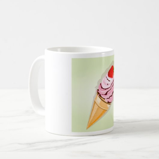 Mug Crème De Glace À La Fraise (Devant gauche)