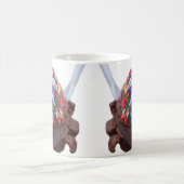 Mug Crème glacée au chocolat foncé avec arrosage arc-e (Centre)