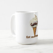 Mug Crème glacée avec des moustaches (Devant gauche)